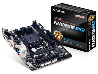 Gigabyte F2A88XM-DS2 AMD FM2+ A88X DDR3 mATX