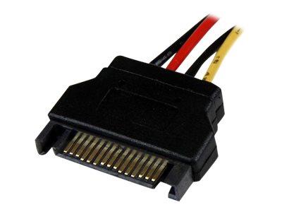 StarTech.com 12in SATA to Molex LP4 Power Cable Adapter - F/M