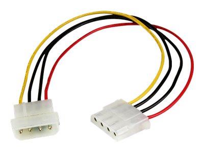 StarTech.com 12in Molex LP4 Power Extension Cable – M/F