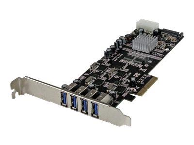 StarTech.com 4 Port PCI Express (PCIe) SuperSpeed USB 3.0 Card Adapter w/ 4 Dedicated 5Gbps Channels