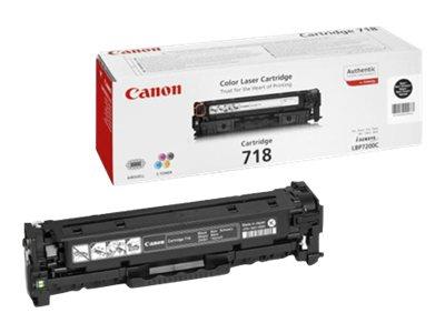 Canon 718 Black Toner Cartridge 3.4k Yield Twin Pack