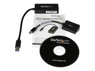 StarTech.com Lenovo ThinkPad X1 Carbon VGA and Gigabit Ethernet Adapter Kit - MDP to VGA