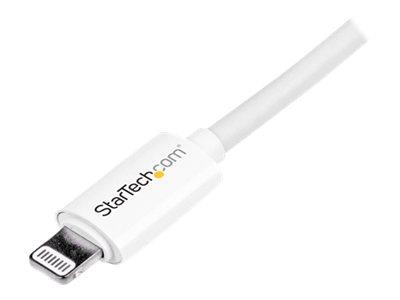 StarTech.com 3m (10ft) Long White Apple 8-pin Lightning Connector to USB Cable for iPhone iPod iPad