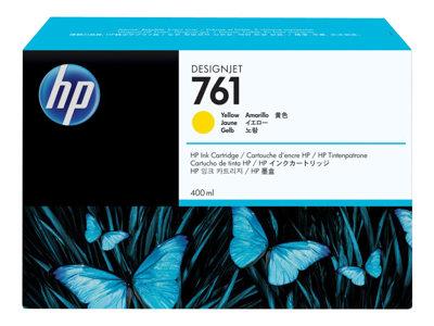 HP 761 400-ml Yellow Designjet Ink Cartridge