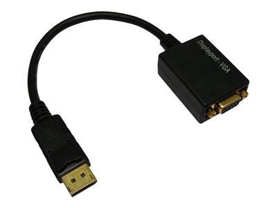 Cables Direct DisplayPort Adapter - DisplayPort (M) to HD-15 (F) ( DisplayPort 1.1 ) - 15cm