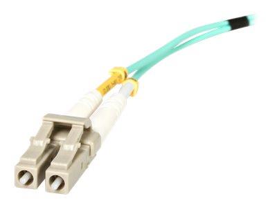 StarTech.com 10m 10 Gb Aqua Multimode 50/125 Duplex LSZH Fiber Patch Cable LC - LC