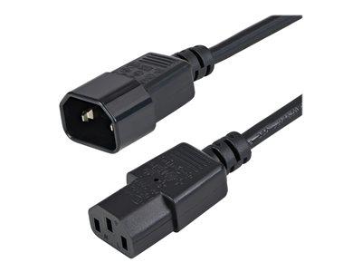 StarTech.com 1m Standard Computer Power Cord Extension - C14 to C13