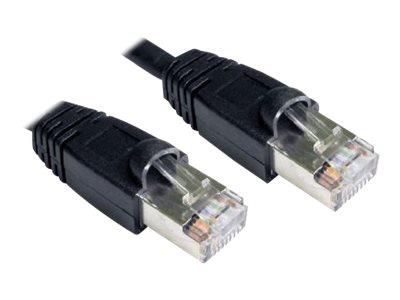 Cables Direct Patch Cable RJ-45 (M) to RJ-45 (M) 1m FTP CAT 6 Snagless, Booted - Black