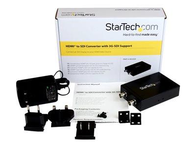 StarTech.com HDMI to SDI Converter – HDMI to 3G SDI Adapter with Dual SDI Output