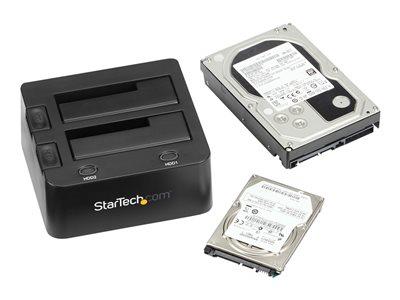 StarTech.com USB 3.0  Dual Hard Drive Docking Station with UASP for 2.5/3.5in SSD / HDD – SATA 6Gbps