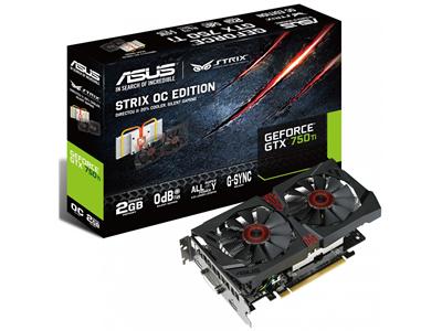 Asus GeForce GTX 750 Ti 2GB GDDR5 PCI-E 3.0 HDMI DirectCU II