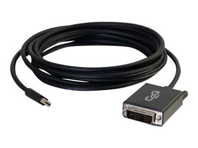 C2G 1m Mini DisplayPort Male to Single Link DVI-D Male Adapter Cable - Black