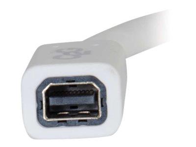 C2G 2m Mini DisplayPort Extension Cable M/F - White