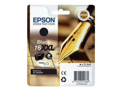 Epson C13T16814010 Black Ink Cartridge 21.6ml