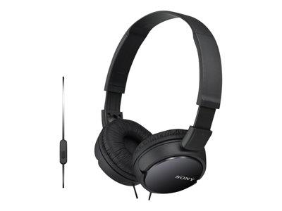 Sony Overhead Headphones Black 1.2m Flat Cord