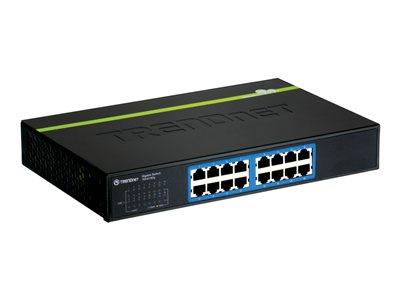 TRENDnet 16-Port Gigabit GREENnet Desktop Switch