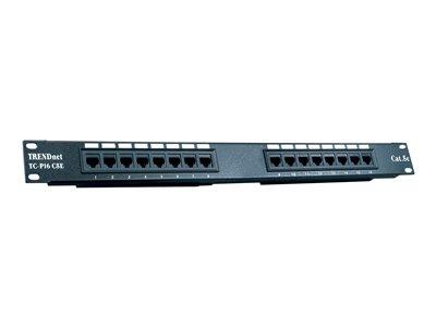 TRENDnet 16-port Cat5/5e Unshielded Patch Panel