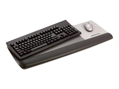 3M Platform for Keyboard & Mouse with Leatherette Gel Wrist-Rest