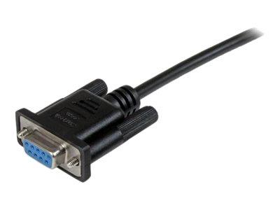 StarTech.com 2m Black DB9 Null Modem Cable