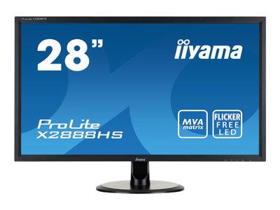 iiyama ProLite X2888HS-B1 28" 1920x1080 5ms VGA DVI HDMI DisplayPort LED Monitor