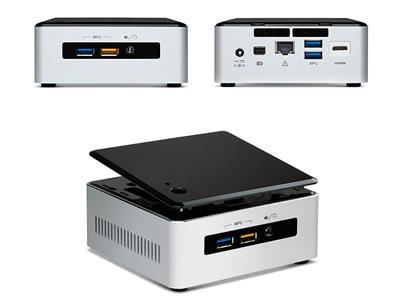 Intel NUC Kit Rock Canyon, UCFF, Core i3 5010U 2.1 GHz, DDR3L, M.2 / 2.5" SATA 6Gb/s