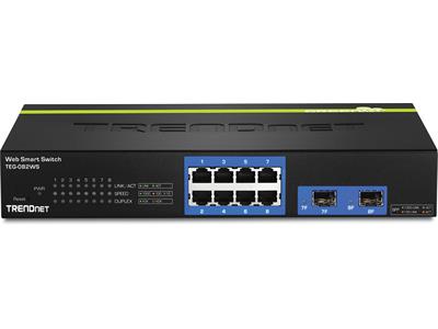 TRENDnet TEG-082WS 8-Port Gigabit Web Smart Switch