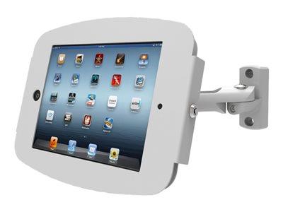 Maclocks iPad Space Enclosure with Swing Arm Wall Mount - White