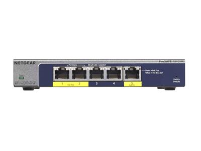 NetGear GS105PE-10000S ProSAFE 5-Port POE/PD Gigabit Plus Switch