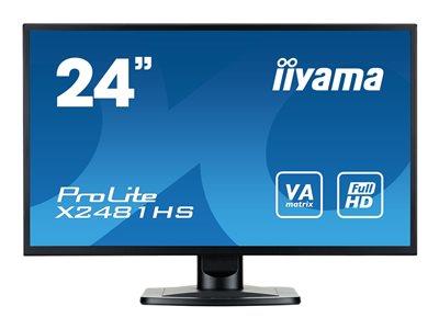 iiyama X2481HS-B1 23.6" 1920x1080 6ms VGA DVI HDMI LED Monitor