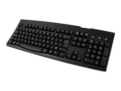 Accuratus 260 Black USB 2 Port Hub Keyboard