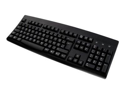 Ceratech Euro Keyboard - USB/PS2 German Black