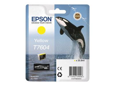 Epson T7604 Yellow Ink Cartridge SureColor SC-P600 Printers