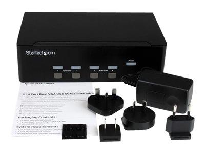 StarTech.com 4-port Dual VGA KVM Switch