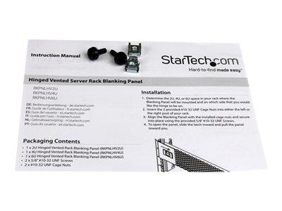 StarTech.com 4U Vented Panel with Hinge