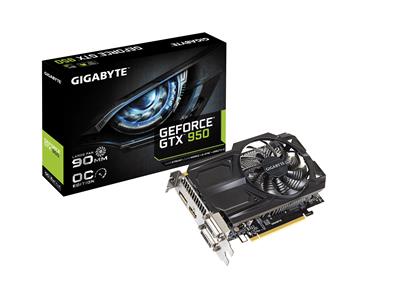 Gigabyte GeForce GTX 950 2GB GDDR5 OC PCIe3.0 Graphics Card