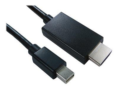 Cables Direct 2m Mini Display Port (M) - HDMI (M) B/Q 80 - Black