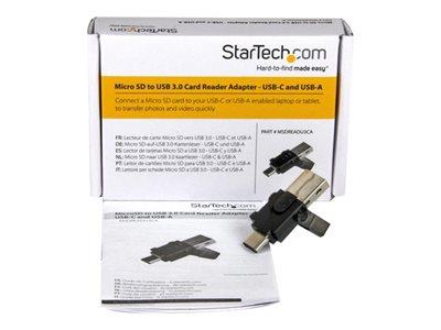 StarTech.com microSD card reader - USB-C