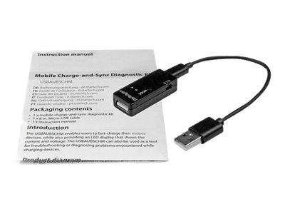 StarTech.com USB Voltage Current Tester