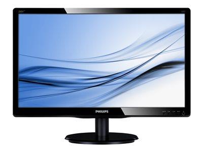 Philips 200V4LAB2 20" 1600x900 5ms VGA DVI Speakers Black Monitor