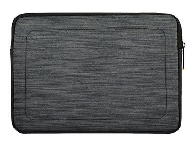 Techair 15.6" Black Slip Case With Yellow Lining