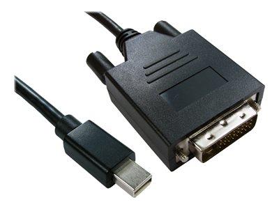 Cables Direct 2 Metre Mini Display Port (M)-DVI-D (M) Cable Black B/Q 80