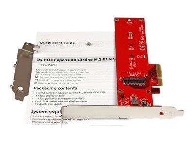 StarTech.com x4 PCI Express to M.2 PCIe SSD Adapter