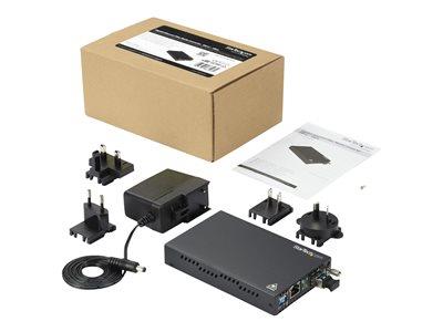 StarTech.com GbE Fiber Media Converter 10km