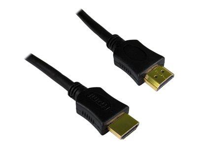 Cables Direct HDMI with Ethernet Cable - HDMI Type A (M) to HDMI Type A (M) - 10m - Black