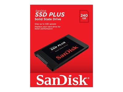 Sandisk 240GB SSD Plus 2.5" 7mm SATA 6Gb/s SSD