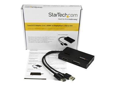 StarTech.com HDMI to DisplayPort, VGA or DVI Adapter