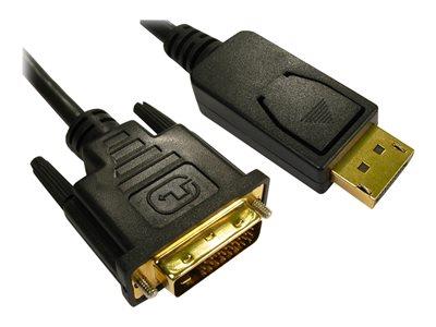 Cables Direct 1m DisplayPort to DVI-D M-M Single Link Black Cable B/Q 130