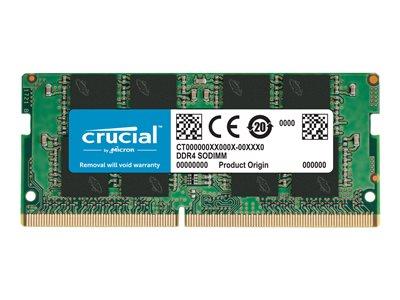 Crucial 8GB DDR4 SO-DIMM 260-pin 2400 MHz/PC4-19200 CL17 1.2V unbuffered non-ECC