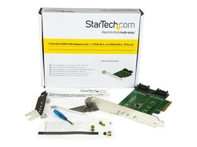 StarTech.com 3PT M.2 SSD Card - PCIe 3.0