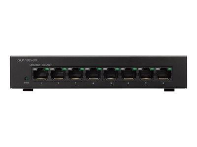 Cisco SG110D-08 Small Business 8 Port Unmanaged Gigabit Switch